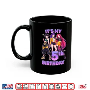 Mug Five Years Old Birthday K Pop Fifth Birthday Graphic Shirt