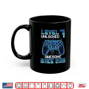 Level Seven Unlocked Seventh Birthday Video Gamer Gaming Shirt 3 Mug Level Seven Unlocked Seventh Birthday Video Gamer Gaming Shirt