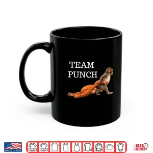 Mug Team Punch Baby Monkey Punch Trend Meme Graphic Shirt