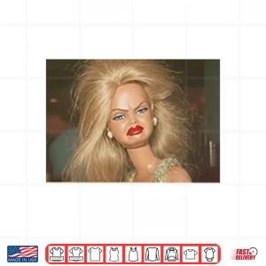 Design Angry Barbie Unhinged Funny Internet Meme Graphic Shirt