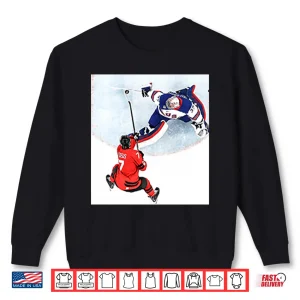 Sweatshirt Connor Hellebuyck Goalie Save USA Gold Medal Graphic Shirt
