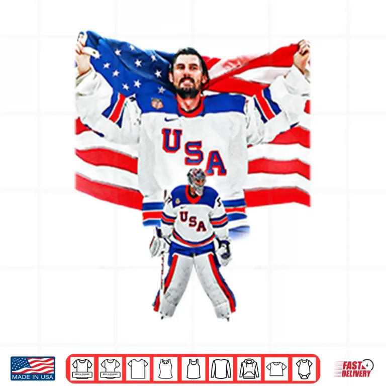 Design Connor Hellebuyck USA Hockey Champions Professional Shirt