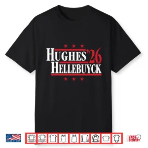 Hughes And Hellebuyck Twenty Twenty Six Team Usa Retro Campaign Shirt