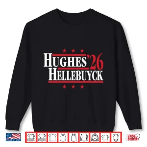 Sweatshirt Hughes And Hellebuyck Twenty Twenty Six Team USA Retro Campaign Shirt