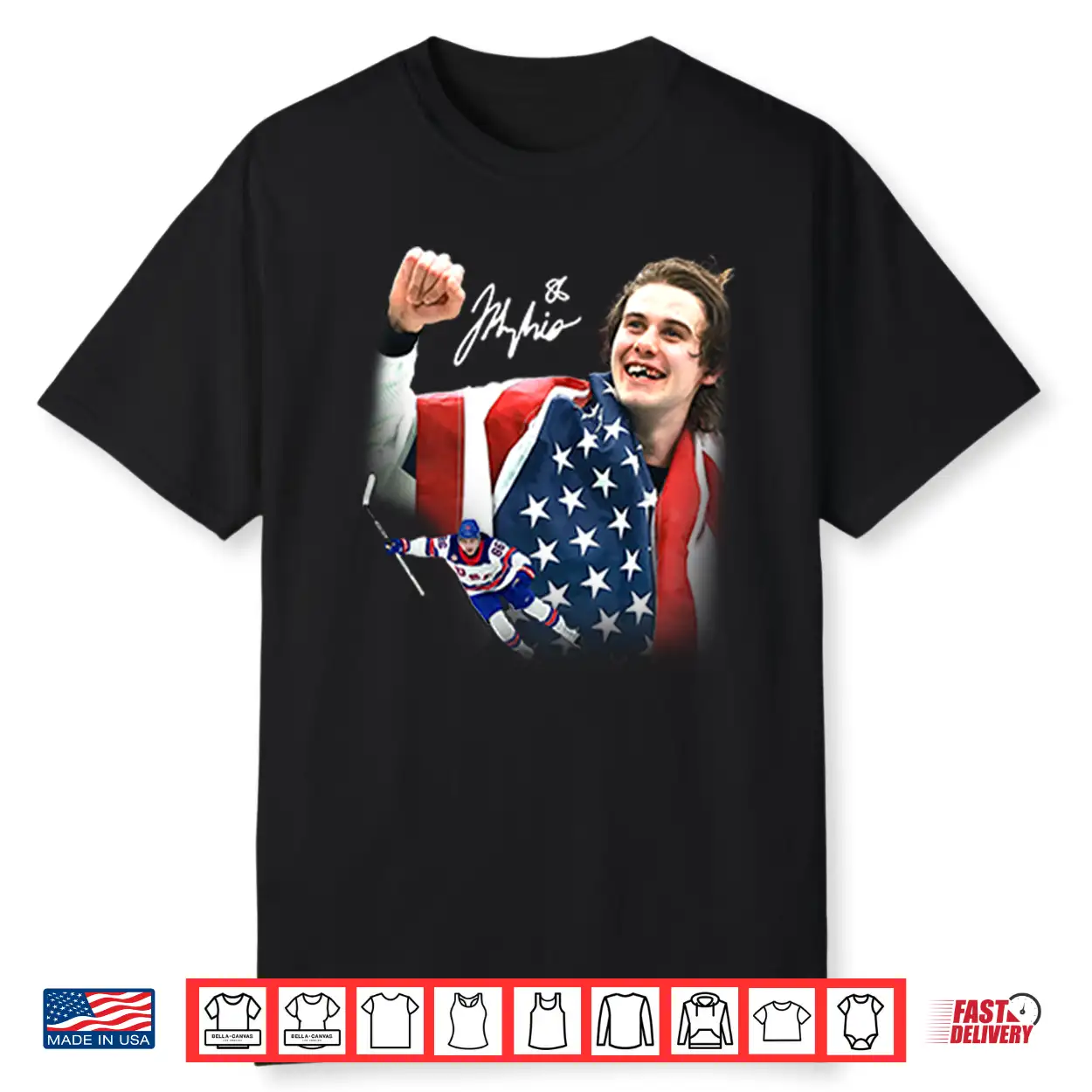Jack Hughes Golden Goal Professional Hockey Achievement Shirt Jack Hughes Golden Goal Professional Hockey Achievement Shirt