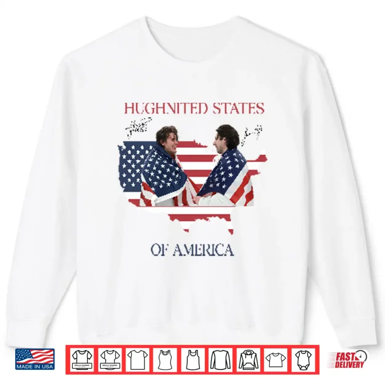 Sweatshirt Jack Hughes Hughnited States Of America Patriotic Hockey Shirt