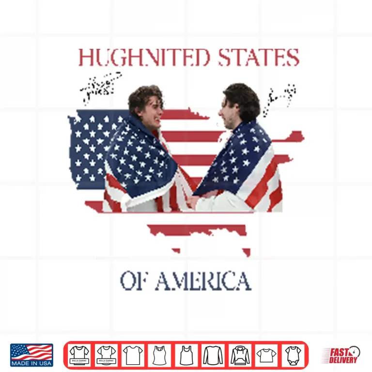 Design Jack Hughes Hughnited States Of America Patriotic Hockey Shirt
