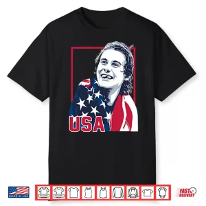 Usa Champions Jack Hughes Professional Hockey Graphic Shirt