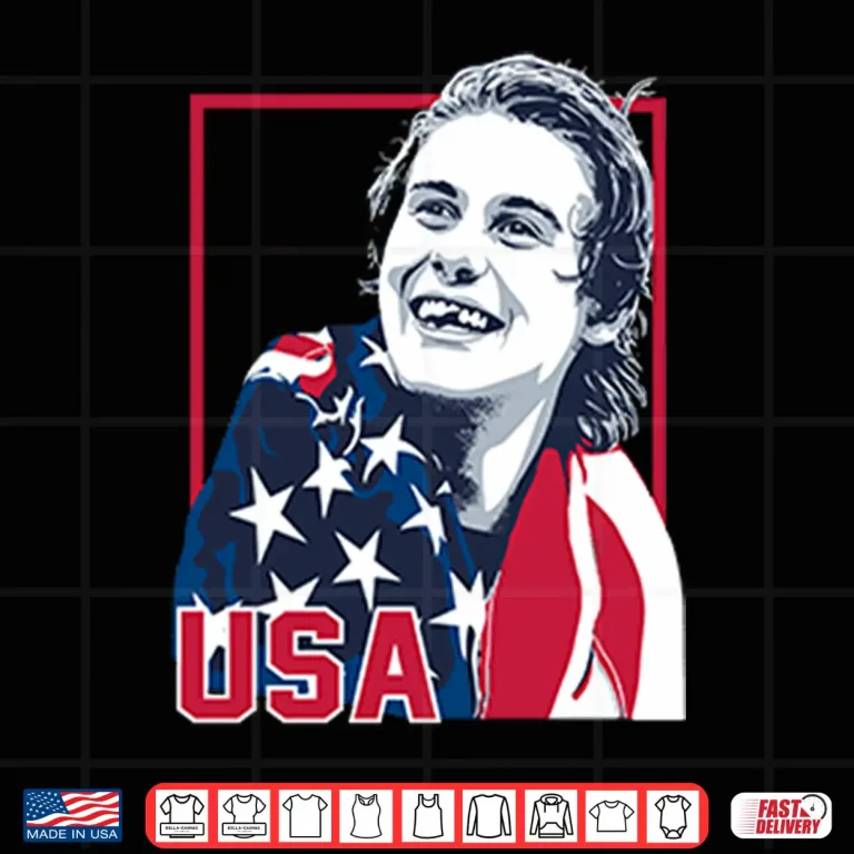 Design USA Champions Jack Hughes Professional Hockey Graphic Shirt