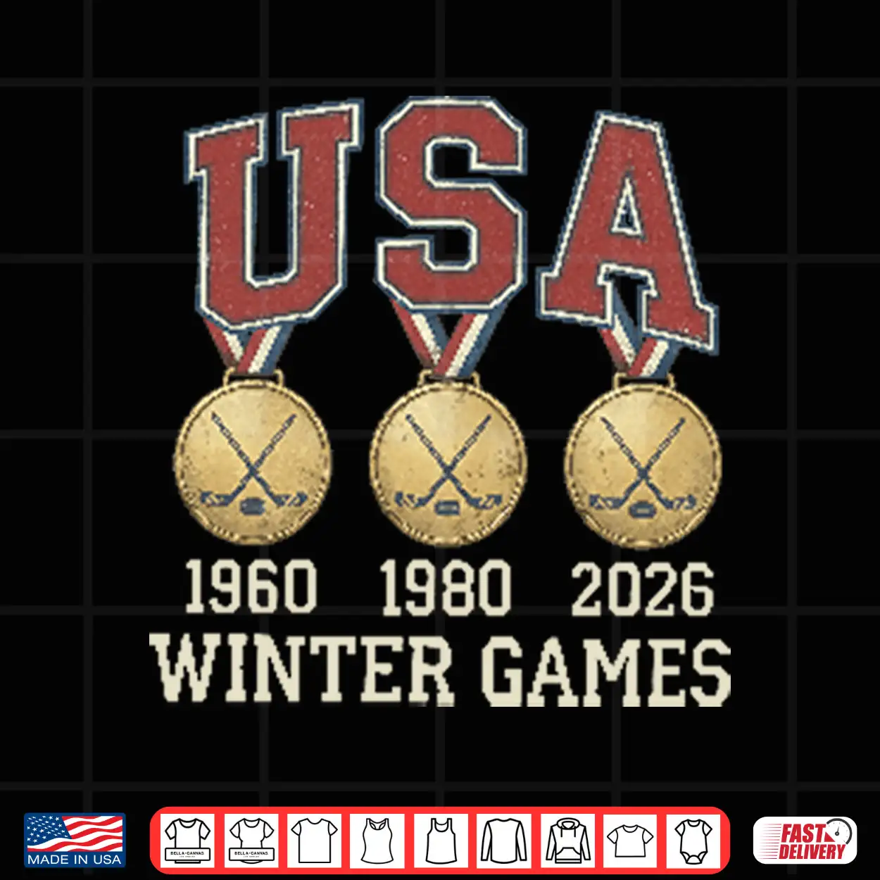Usa Hockey Miracle On Ice Historical Triple Gold Medals Shirt Usa Hockey Miracle On Ice Historical Triple Gold Medals Shirt