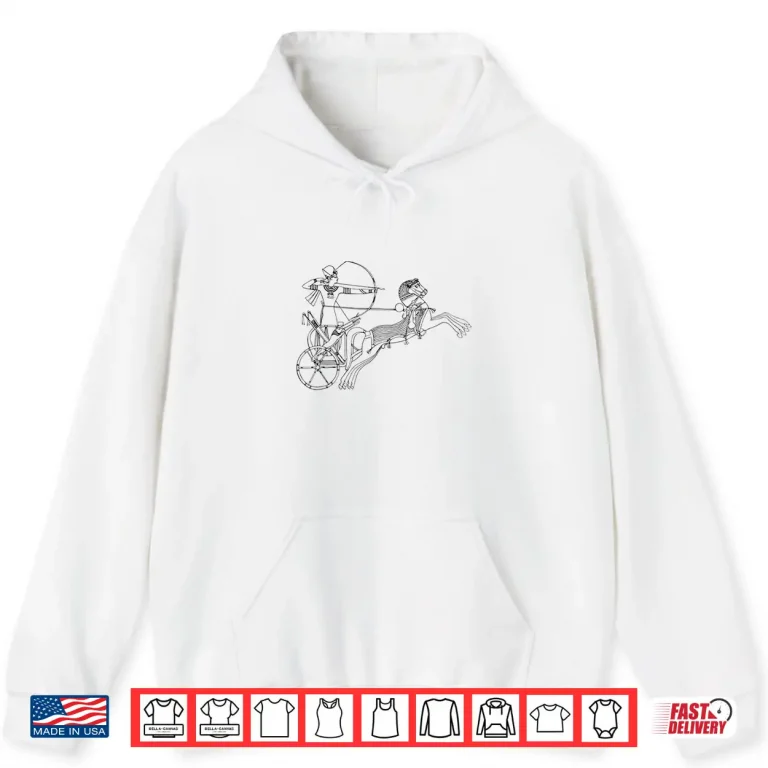 Hoodie Egyptian Chariot Love Egypt Archaeologist Historical Shirt