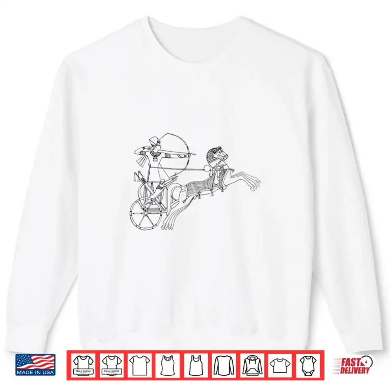 Sweatshirt Egyptian Chariot Love Egypt Archaeologist Historical Shirt