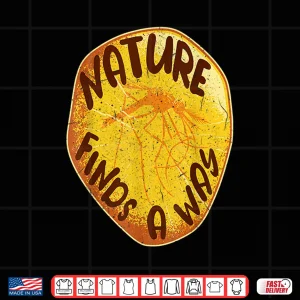 Design Archeology Dinosaur DNA Mosquito Amber Scientific Graphic Shirt