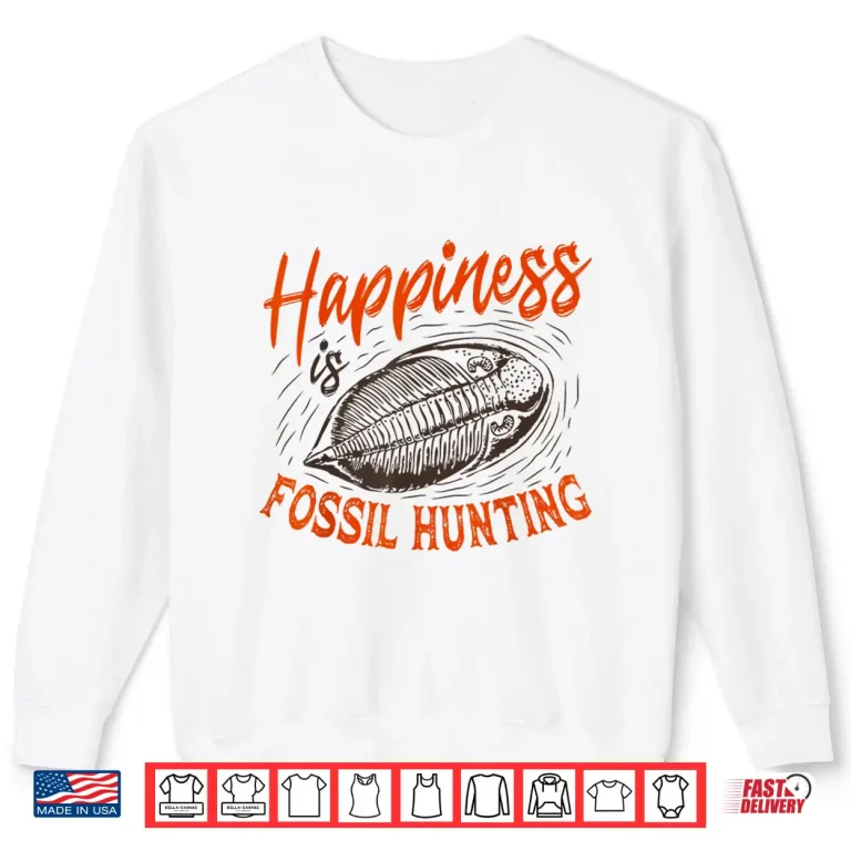 Sweatshirt Fossil Hunting Collector Paleontologist Professional Shirt
