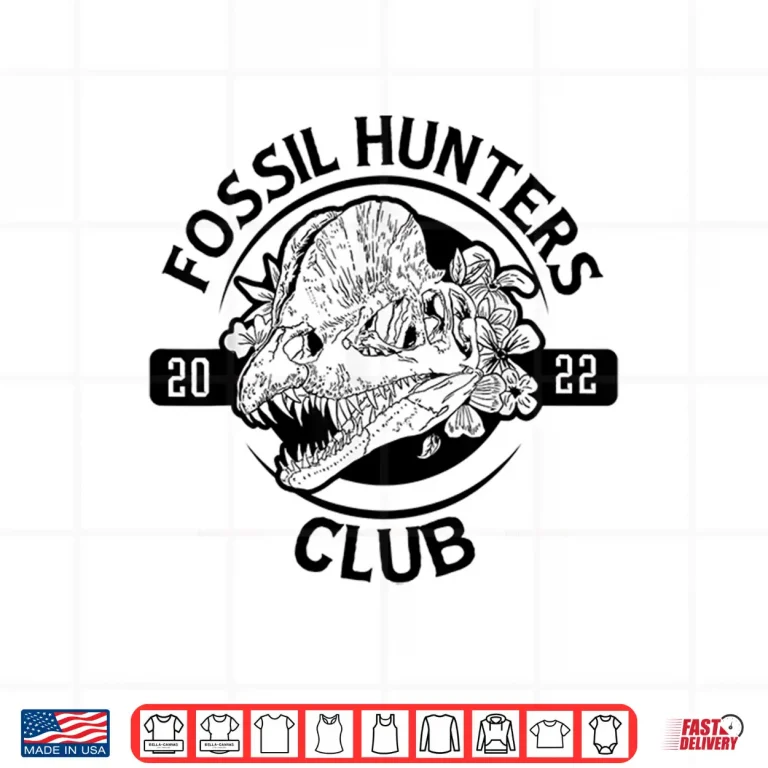 Design Fossil Hunter Club Archaeologist Palaeontologist Shirt