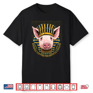 Pig Egyptian Pharaoh Historian Archaeologist Graphic Shirt