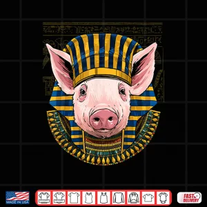 Design Pig Egyptian Pharaoh Historian Archaeologist Graphic Shirt