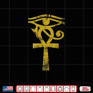 Design Ancient Egyptian Eye Of Horus Ankh Egypt Archaeologist Shirt