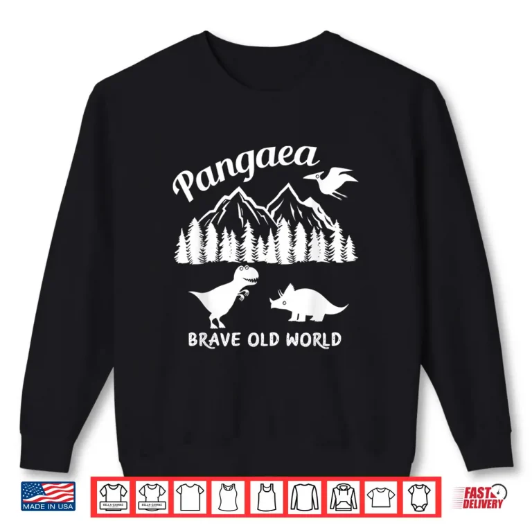 Sweatshirt Brave Old World Reunite Pangaea Historical Graphic Shirt
