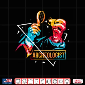 Design Awesome Archaeologist Professional Academic Minimalist Shirt