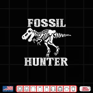 Design Fossil Archaeology Archaeologist Dinosaur Graphic Shirt