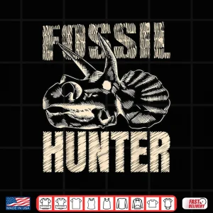 Design Fossil Hunter Paleontology Paleontologist Archeology Shirt