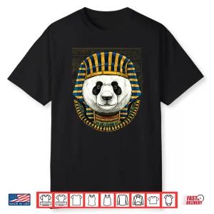 Panda Egyptian Pharaoh Historian Archaeologist Graphic Shirt