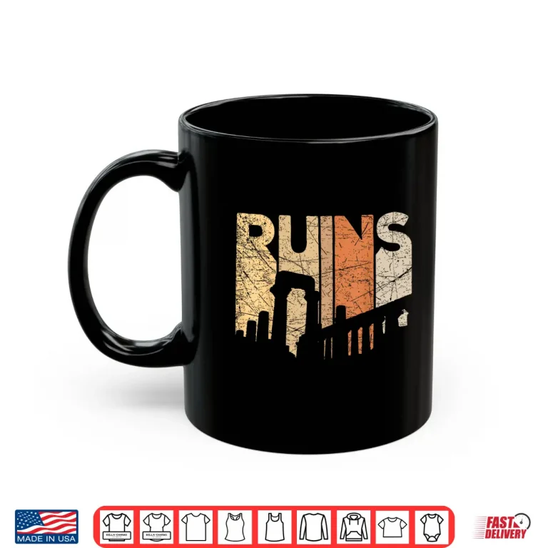 Mug Ruins Vintage Archaeology Retro Ruins Graphic Shirt