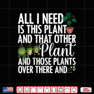 Design Botanical Art Gardening Professional Plant Lover Graphic Shirt