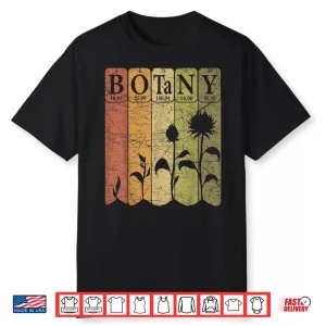 Botany Periodic Table Elements Plant Lover Botanical Graphic Shirt