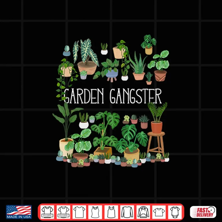 Design Garden Gangster Professional Horticulture Streetwear Graphic Shirt
