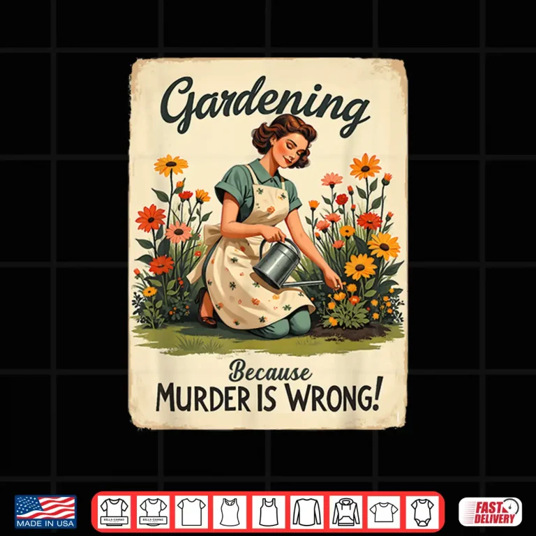 Design Gardening Enthusiast Professional Aesthetic Horticulture Design Shirt