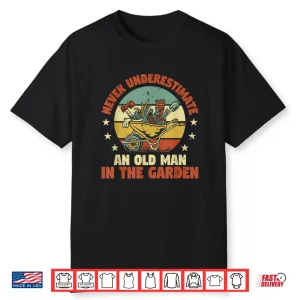 Old Man In The Garden Professional Horticulture Heritage Shirt