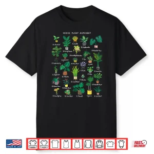 Plant Alphabet Professional Horticulture Educational Design Shirt