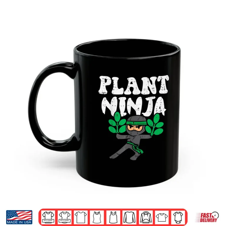 Mug Plant Ninja Professional Horticulture Stealth Graphic Design Shirt