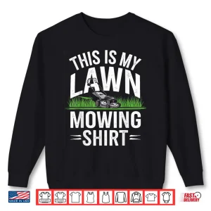 Sweatshirt Professional Lawn Mowing Performance Minimalist Graphic Shirt