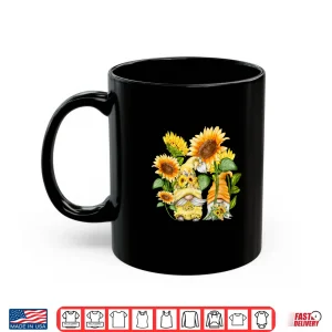 Mug Sunflower Gnome Hippie Spring Time Floral Aesthetic Shirt