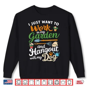 Sweatshirt Gardening Dog Lover Horticulture Pet Owner Aesthetic Shirt
