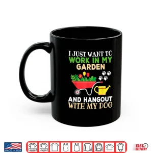 Mug Funny Gardening Dog Lover Horticulture Pet Owner Graphic Shirt