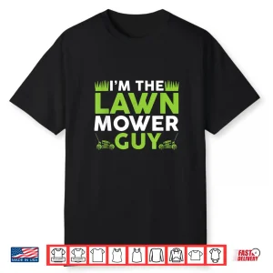 Lawn Mower Guy Professional Mowing Identity Graphic Shirt