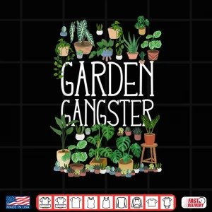 Design Plant Garden Gangster Professional Horticulture Streetwear Shirt