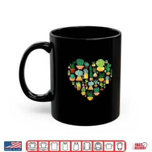 Mug Succulent Cactus Succa Lover Heart Professional Gardener Shirt