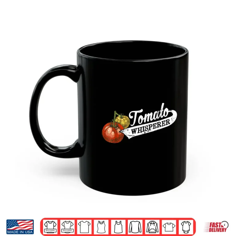 Mug Tomato Whisperer Horticulture Enthusiast Vintage Aesthetic Shirt