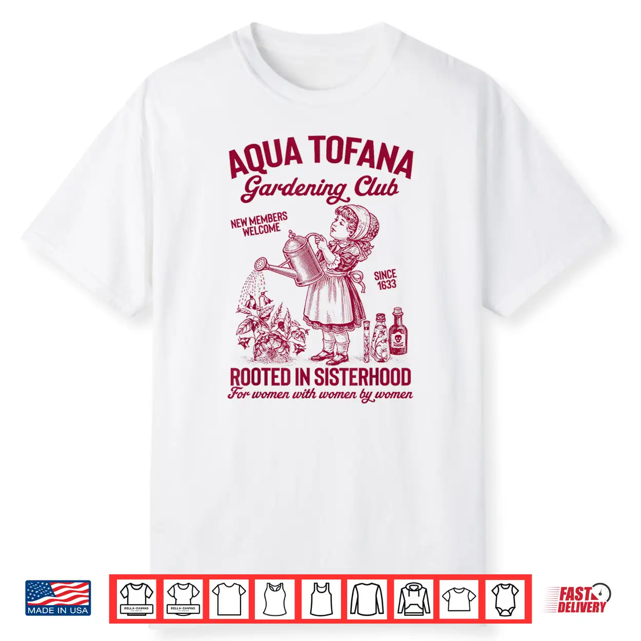 Aqua Tofana Gardening Club Professional Planting Shirt Aqua Tofana Gardening Club Professional Planting Shirt