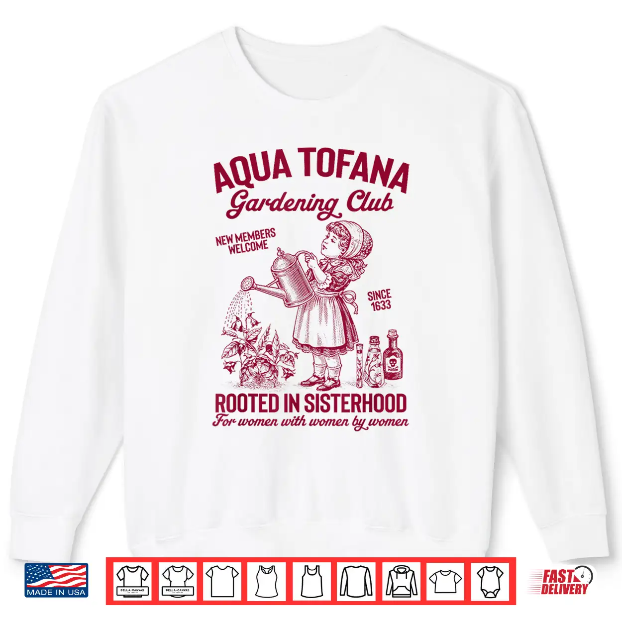 Aqua Tofana Gardening Club Professional Planting Shirt Aqua Tofana Gardening Club Professional Planting Shirt