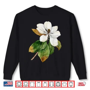 Sweatshirt Boho Flower Magnolia Graphic Botanical Nature Lover Shirt