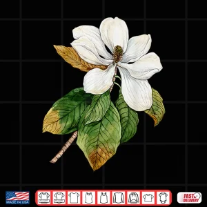 Design Boho Flower Magnolia Graphic Botanical Nature Lover Shirt
