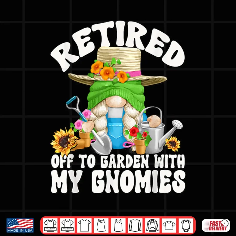 Design Gardening Grandma Gnome Professional Horticulture Graphic Shirt
