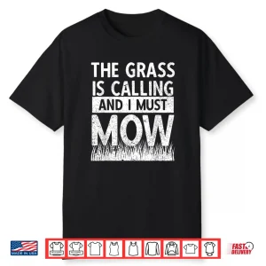 Lawn Mower Lawn Maintenance Professional Gardener Shirt