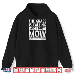 Hoodie Lawn Mower Lawn Maintenance Professional Gardener Shirt